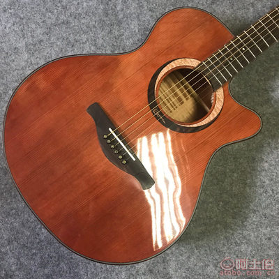 匠心獨韻 凱峰KF-402S民謠吉他，云杉桃花芯擦色復(fù)古的藝術(shù)之聲